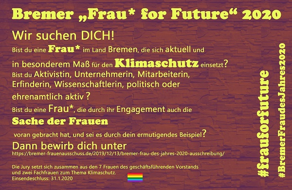 Bremer „Frau* for Future“ 2020