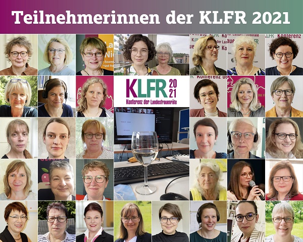 Collage der Teilnehmer*innen der KLFR 2021